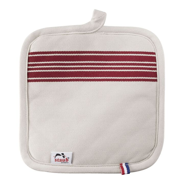 French Line, 21 cm x 21 cm / 2-st, Grytlappar, Körsbär, large 1