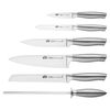 Atlanta, Set di coltelli con ceppo - 7-pz., grigio, small 2