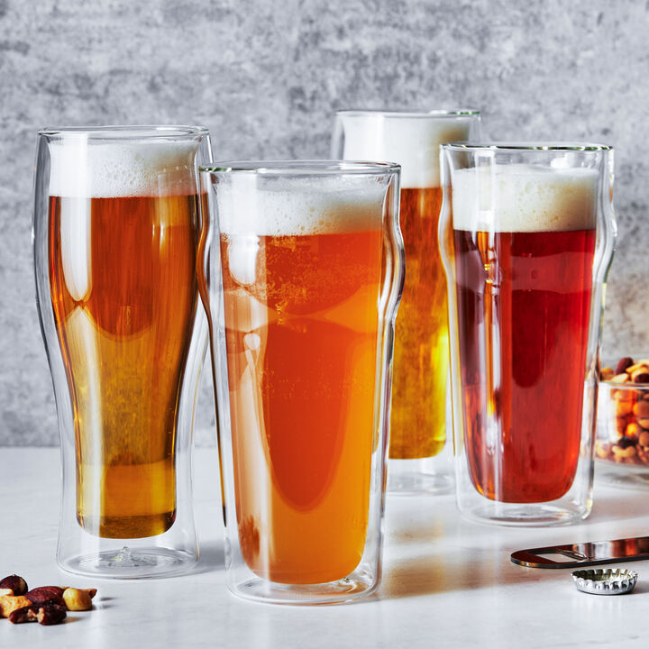 Sorrento Bar, 4 Piece, Beer Glass Set, Transparent, large 2