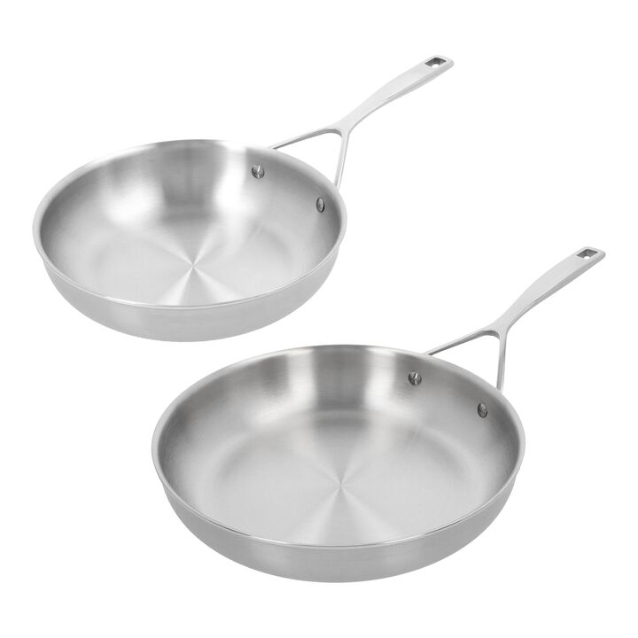 Essential 5, Koekenpannenset roestvrijstaal, 2-delig, 20 & 24cm, large 1