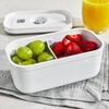 Fresh & Save, Lunch box sottovuoto S, plastica, bianco-grigio, small 6