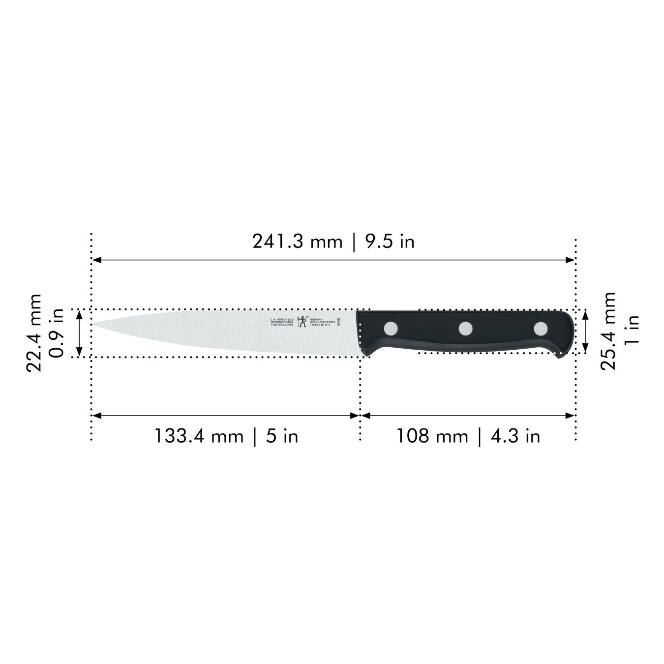 5-inch Utility knife, Fine Edge ,,large 2