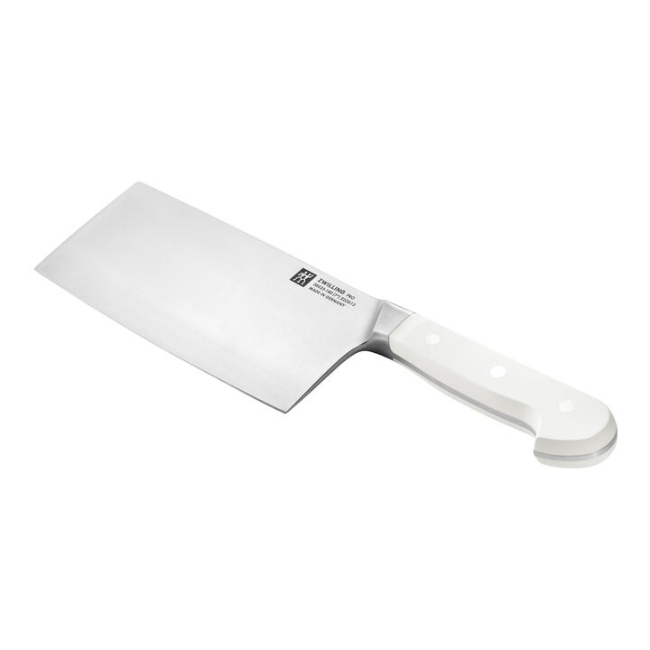 Pro le blanc, 7-inch, Chinese chef's knife, white, large 3