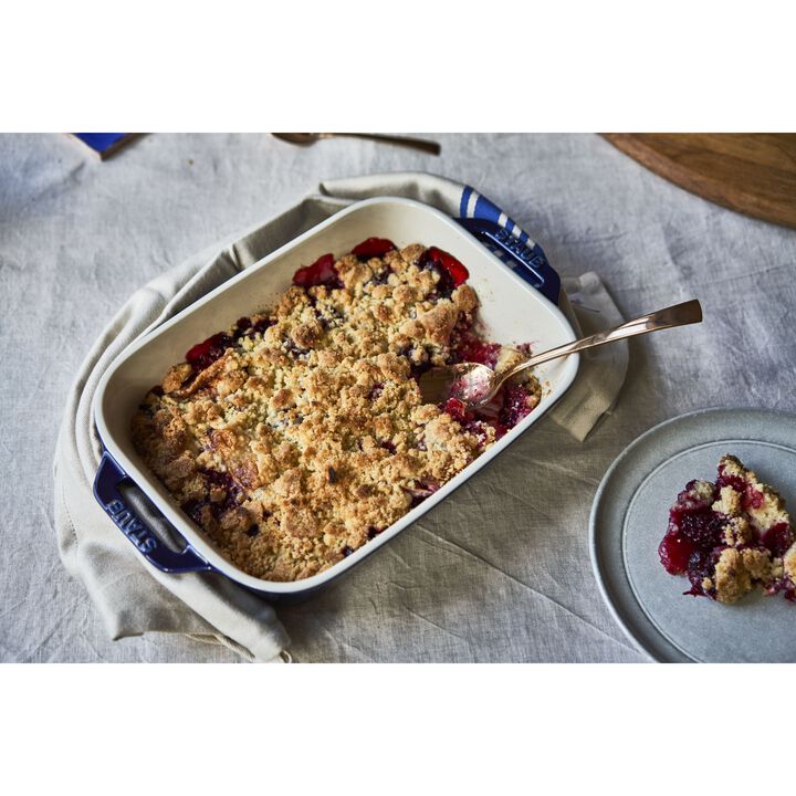 Ceramique, 20 cm, Ugnsform, Mörkblå, large 4