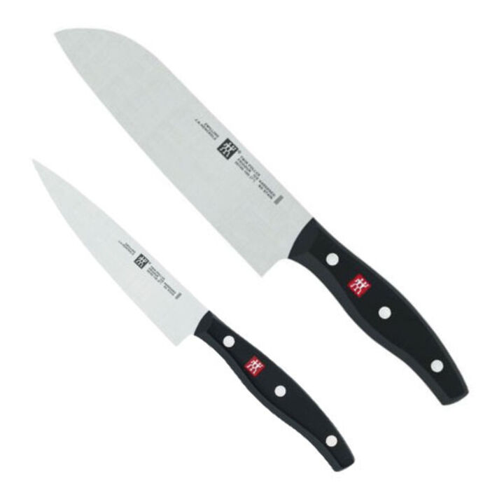 ツインポルックス 三徳包丁 18cm、ペティナイフ 13cm セット, large 1