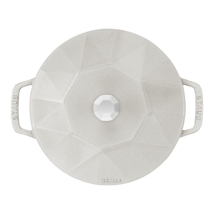 La Cocotte, 2.8 l cast iron Diamond Cocotte, white truffle, large 3