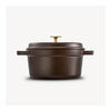 La Cocotte, 20 cm round Cast iron Cocotte chocolate, small 3