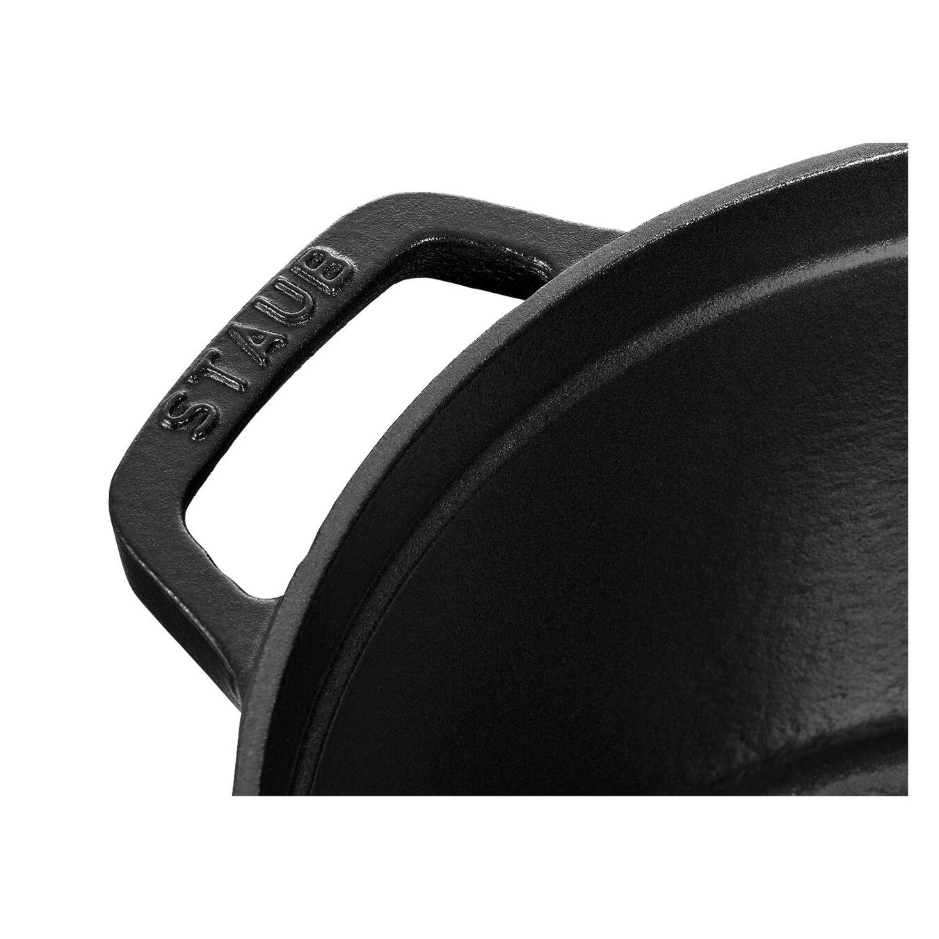 4.75 l cast iron round Tall cocotte, black - Visual Imperfections,,large 2