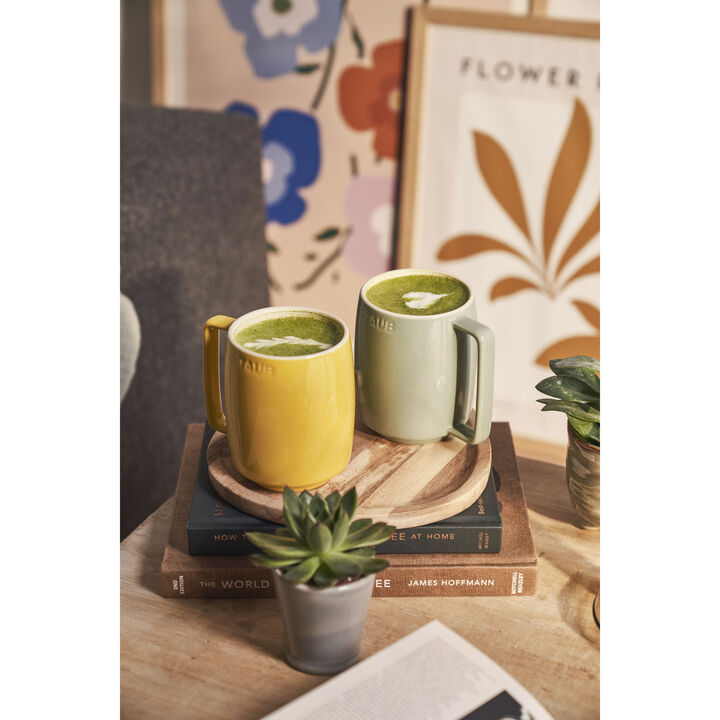 Ceramique, 475 ml ceramic Mug eucalyptus, large 2