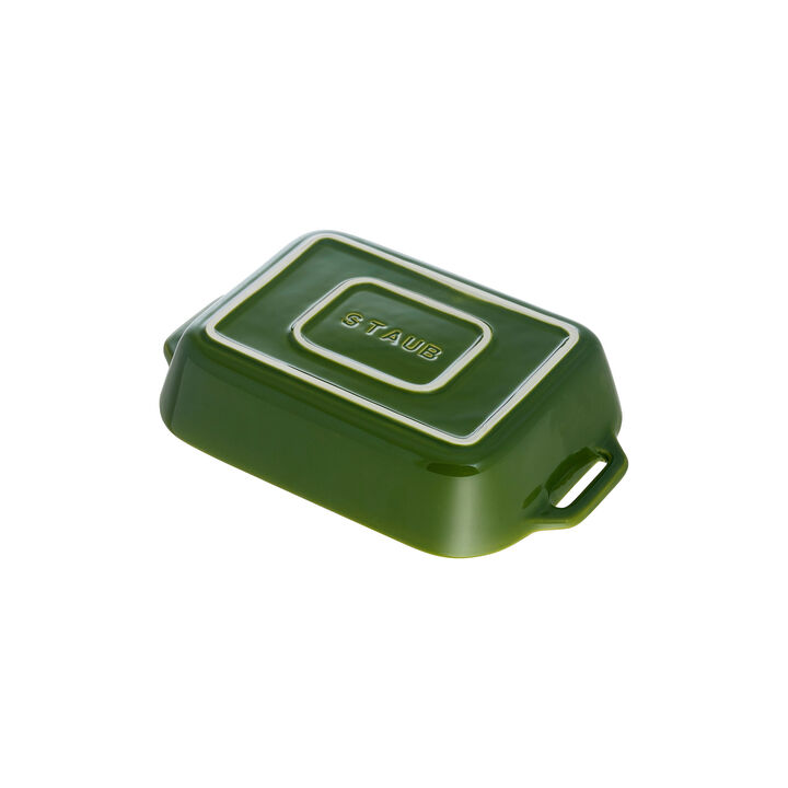 Ceramique, 20 cm, Ugnsform, Basilika-Grön, large 2