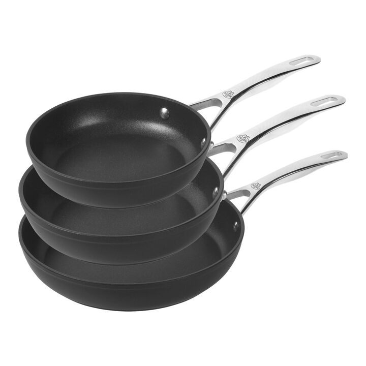 Alba, Set di padelle, 3-pz. / 20/24/28 cm, nero, Alluminio, large 1
