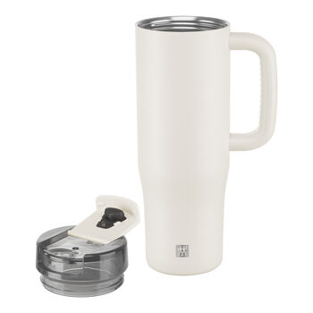 Thermo Straw Tumbler, 900 ml, paslanmaz &ccedil;elik, A&ccedil;ık Bej,,large 8