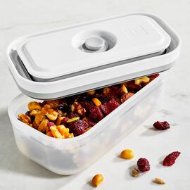 Vakuumbox S, Kunststoff, Semitransparent-Grau