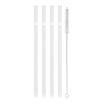 Glass Straw - Clear - Straight Set,,large 1
