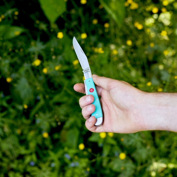 Outdoor, 3.5-inch, Trapper Folding Pocket Knife, Seafoam Green, large 4