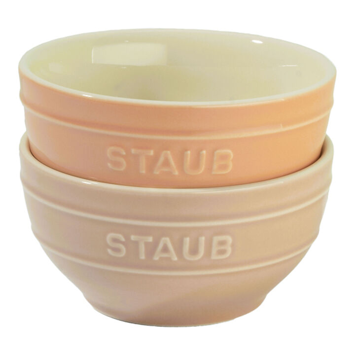 Ceramique, ボウルセット マカロンピンク 12 cm / 2-個, large 1