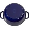 Cast Iron, 3.75 qt, French Oven, Dark Blue - Visual Imperfections, small 4