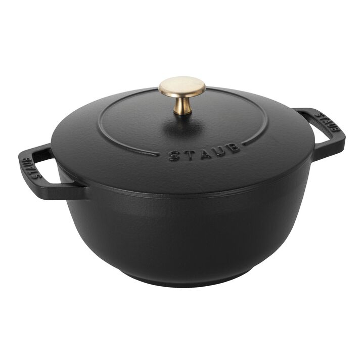 鋳物ホーロー鍋, Wa-NABE・フレンチオーブン 20 cm, 鋳鉄, large 1