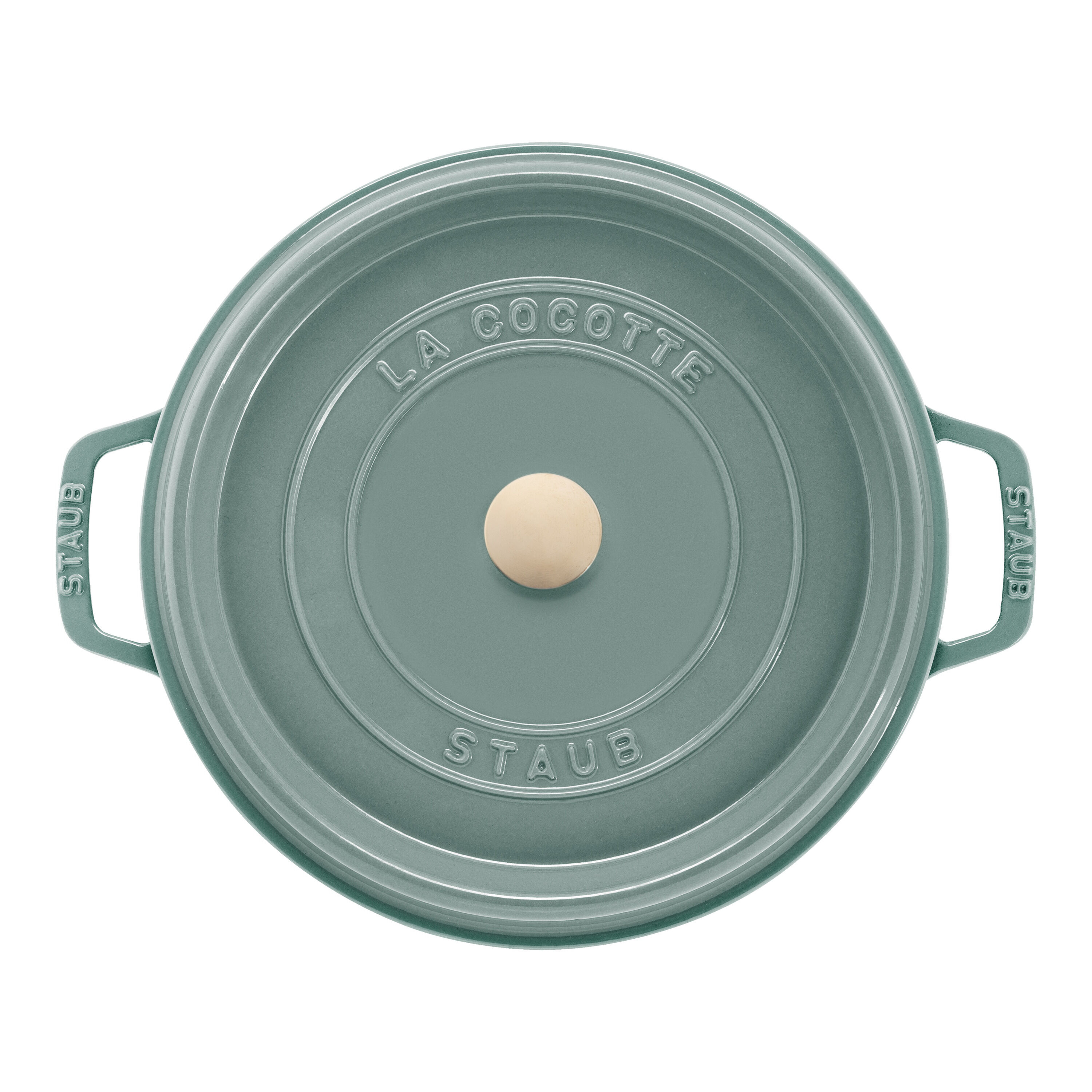 Cocotte Staub Fonte Vert 20 Cm - 2,4L, Compatible Induction, Occasion