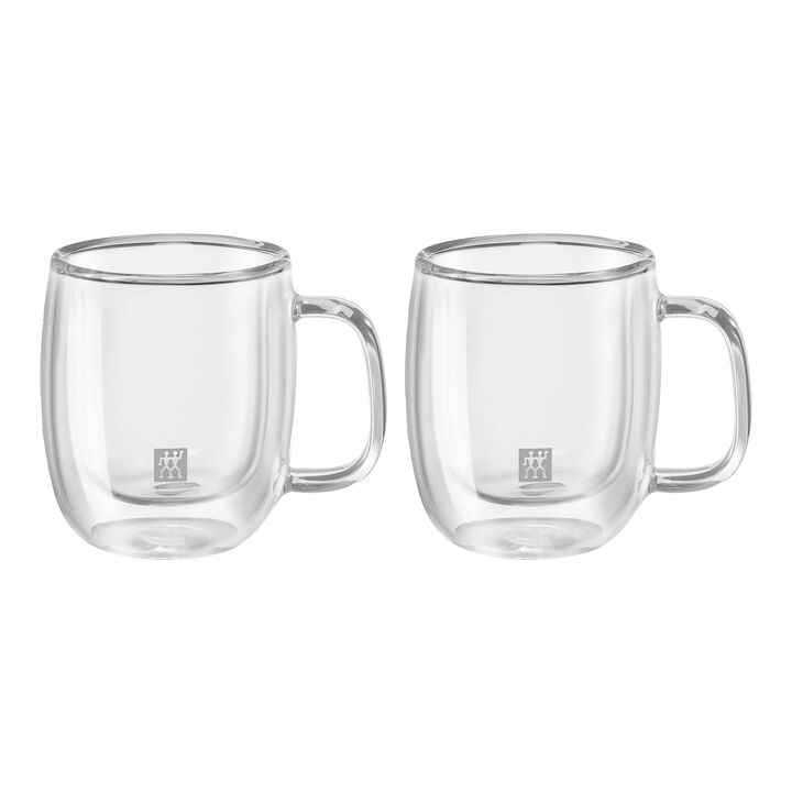 Sorrento Plus, 2 Piece, Espresso glass set, transparent, large 1