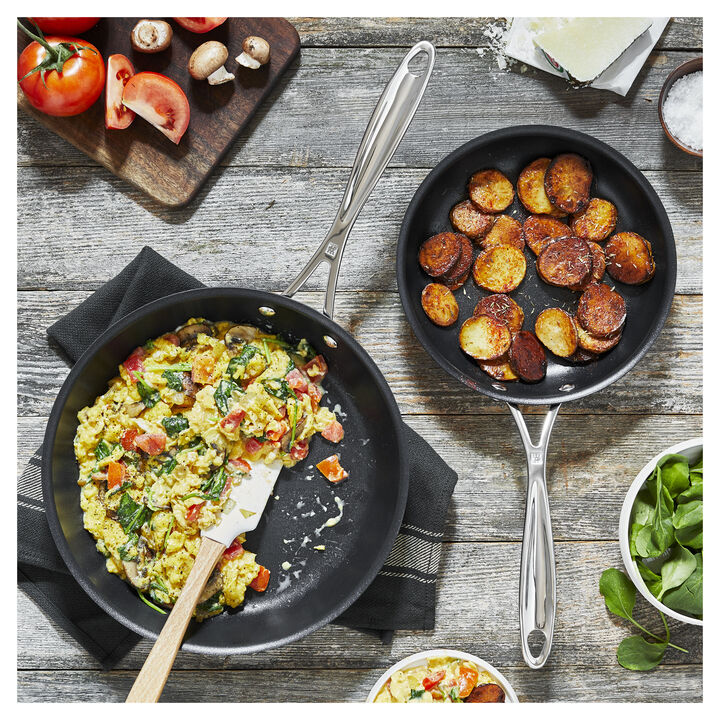 Clad Xtreme Anodized, 2-pc, Aluminum, Non-stick, Frying Pan Set, large 2