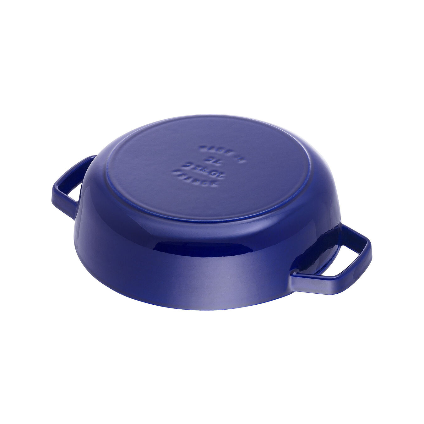 28 cm round Cast iron Saute pan Chistera dark-blue,,large 4
