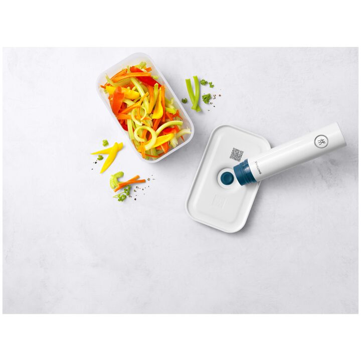 Fresh & Save, Boîte sous-vide M, Matière synthétique, semi transparent-Blue La-Mer, large 4