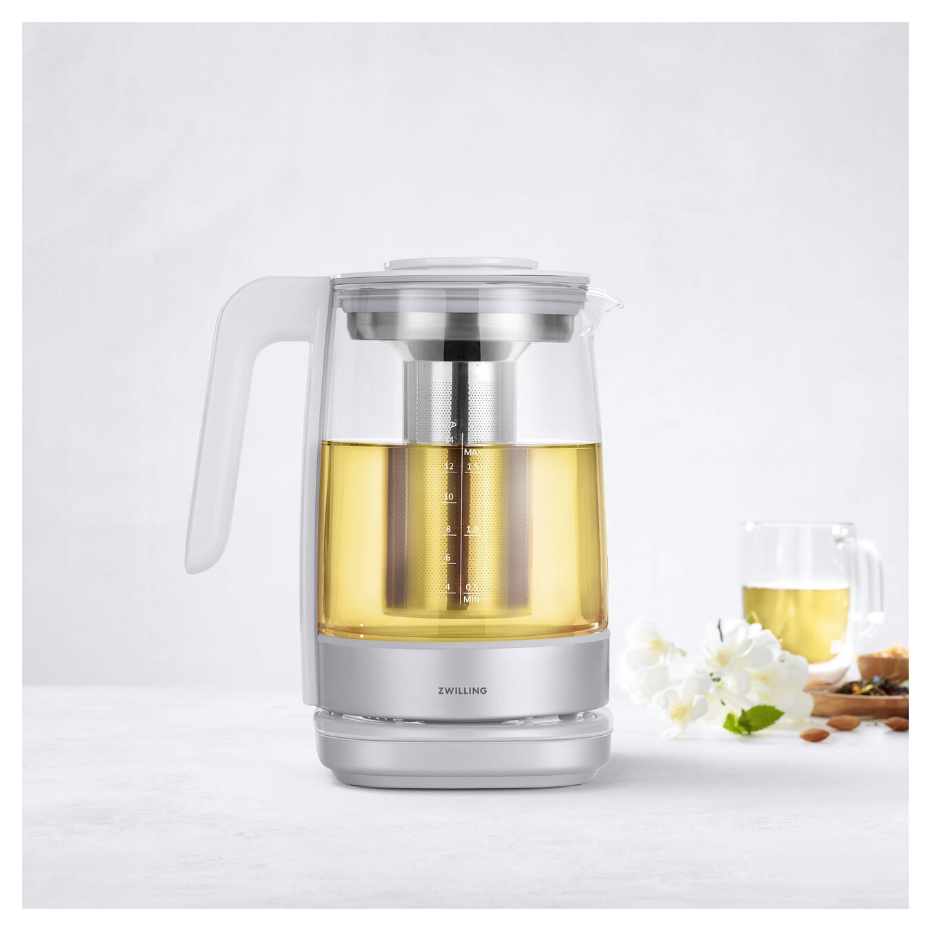 Electric kettle - silver,,large 6