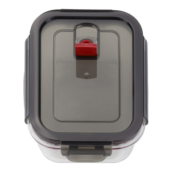 Gusto, 600 ml borosilicate glass Rectangle Storage Jar, large 3