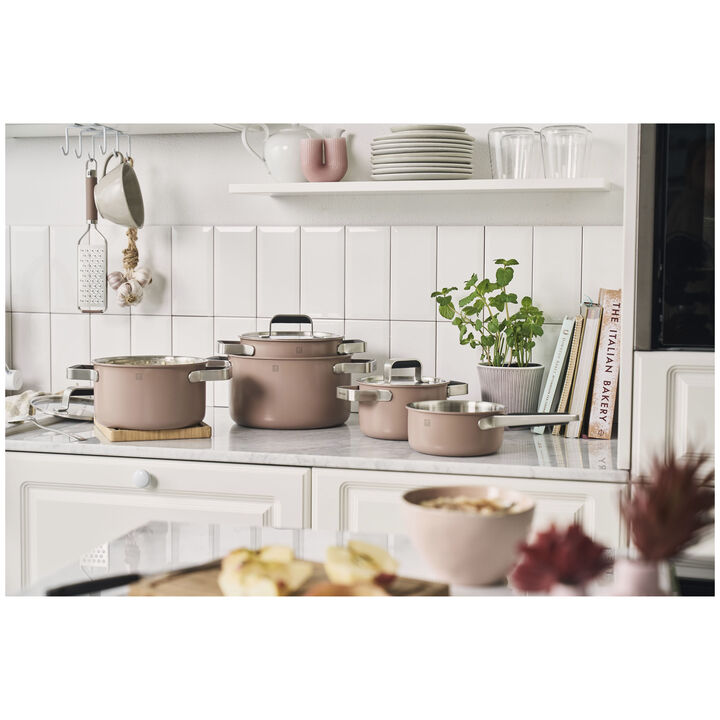 Pure, Set di pentole, 5-pz., 18/10 acciaio inossidabile, large 2