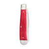 Outdoor, 3.5-inch, Trapper Folding Pocket Knife, Red Smooth Bone, small 7