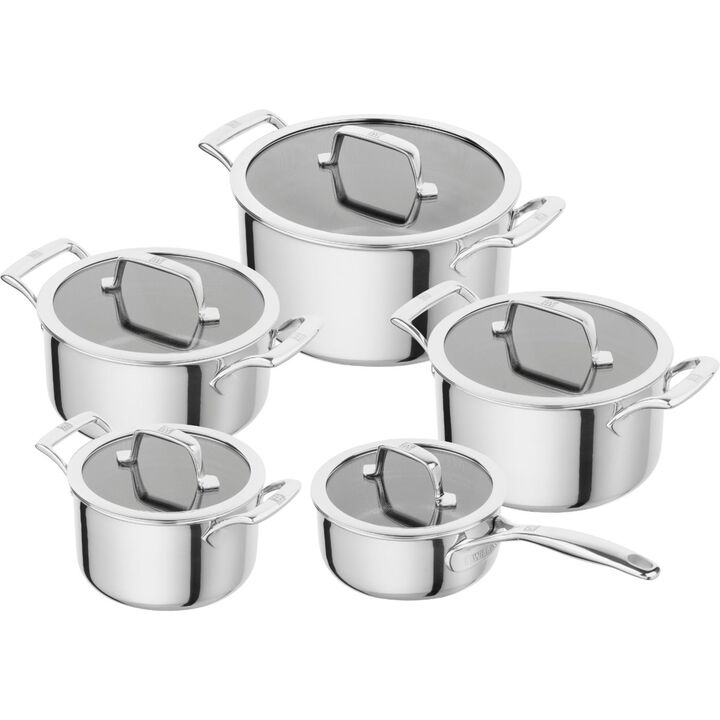 Peak, Grydesæt 5-dele, 18/10 rustfrit stål, large 4