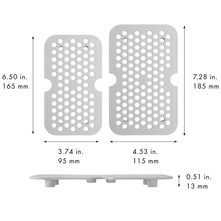 Fresh & Save, Drip tray set for plastic containers  , M/L / 2-pc, large 4