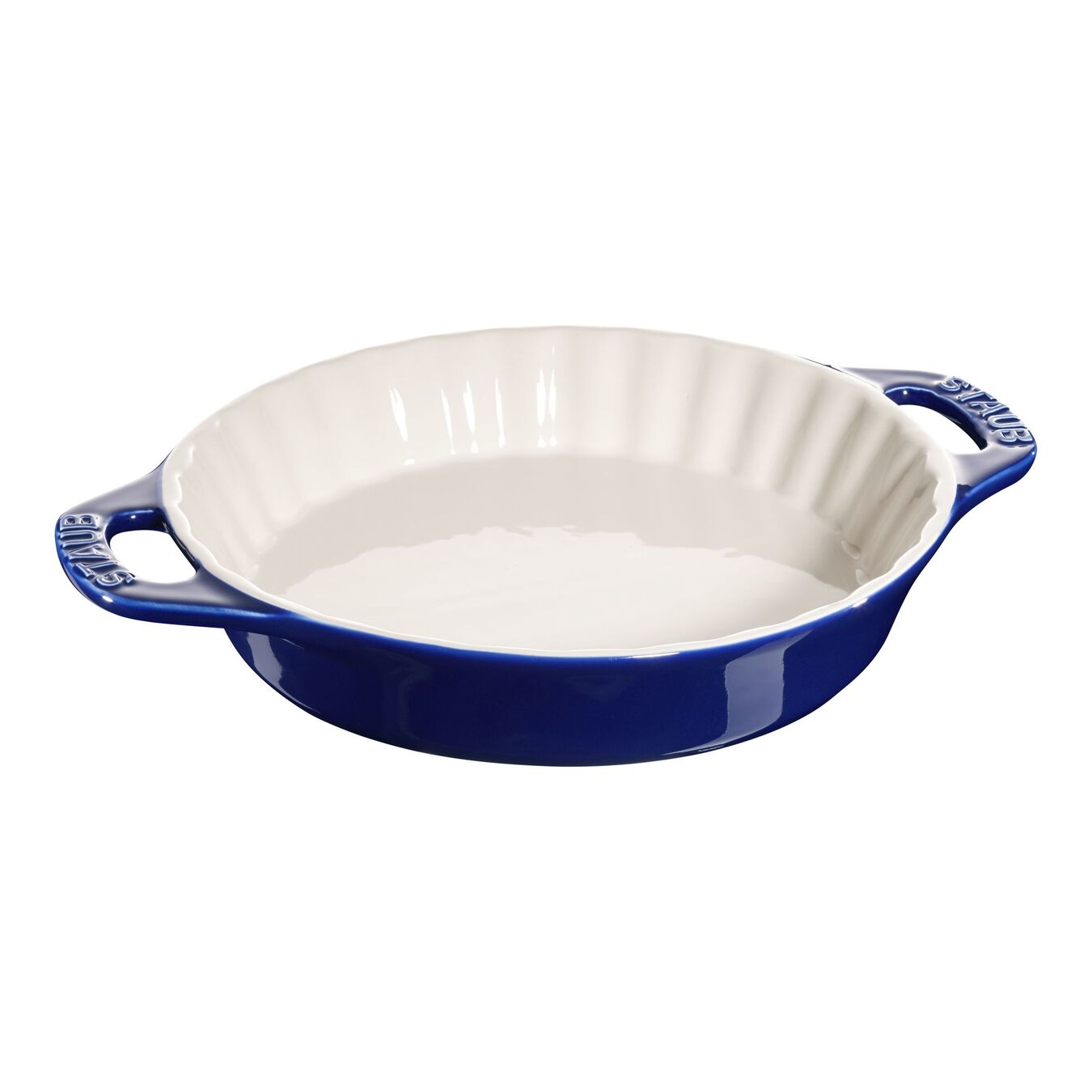 24 cm Ceramic Pie dish dark-blue,,large 1