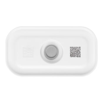 Vakumlu Yemek Taşıma Kabı, S, Plastik, Beyaz-Gri,,large 2