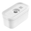 Fresh & Save, Lunch box sottovuoto S, plastica, bianco-grigio, small 1