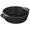 3-pcs Cast iron Pot set black,,large