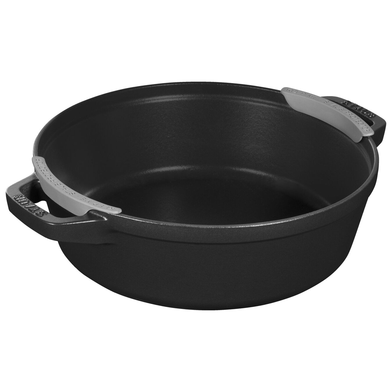 3-pcs Cast iron Pot set black,,large 3