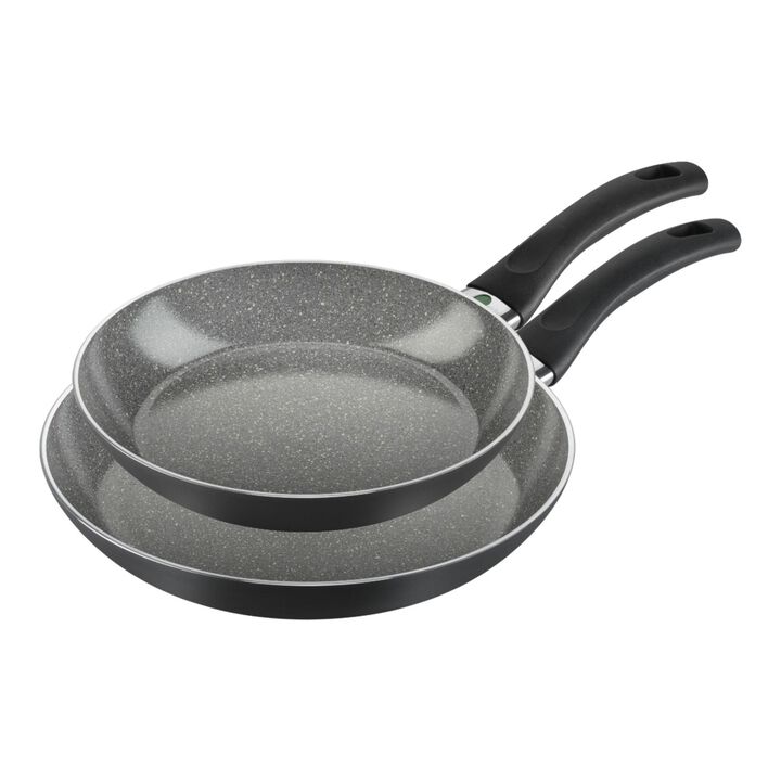 Bologna Ceramic, 2 Piece aluminum Fry pan set, large 1