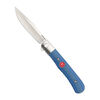 Outdoor, 3-inch, Flipper Folding Pocket Knife, Blue Micarta, small 8