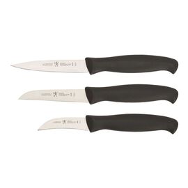 3-pc Paring Knife Set, Black