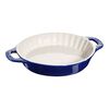 Ceramique, 9-inch, Pie Dish, Dark Blue, small 1