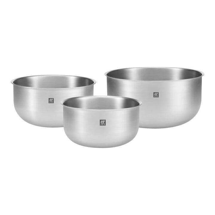 Prep, 3-pc, Bowl set, silver, large 1