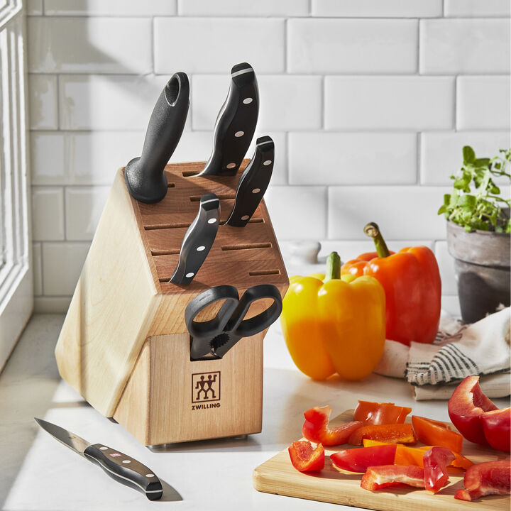 TWIN Signature, 7-pc, Knife block set, natural, large 2