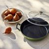 Cast Iron, 3.5 qt, Braiser With Glass Lid, Pistachio, small 5