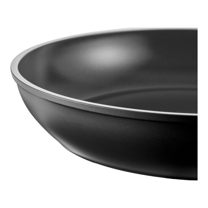 Sleek, 28 cm Aluminium Frying pan black, large 3