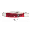 Outdoor, 2.75-inch, Copperhead Folding Pocket Knife, Red Smooth Bone, small 4