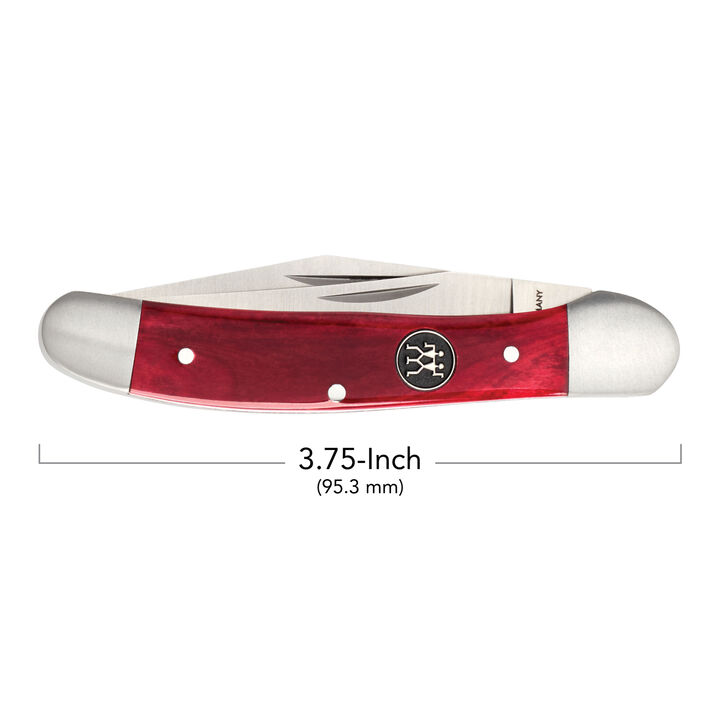 Outdoor, 2.75-inch, Copperhead Folding Pocket Knife, Red Smooth Bone, large 4