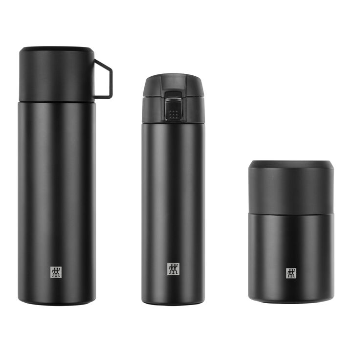 3 pc To Go Set Matte Black, large 1