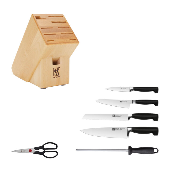 Four Star Eco, 7-pc, Knife block set, Natural, large 3
